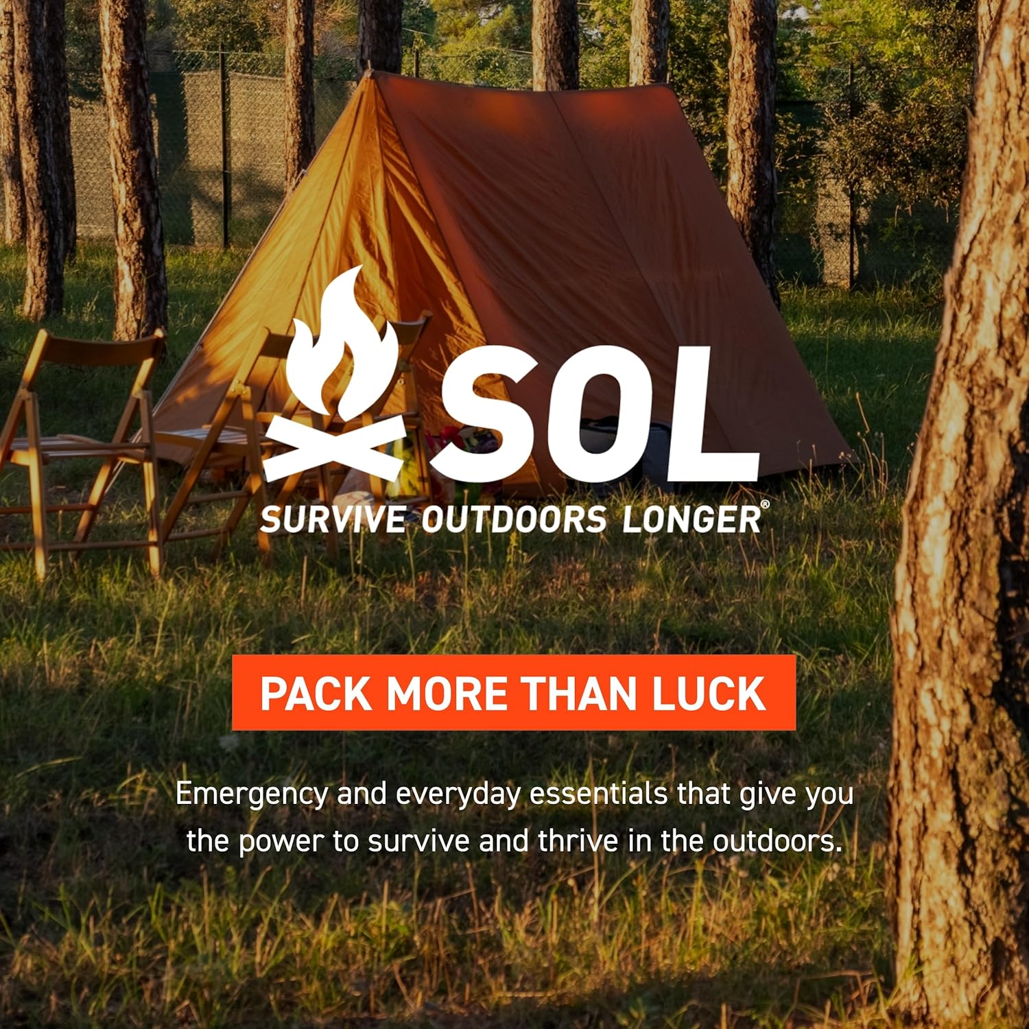 Survive Outdoors Longer 90% Heat Reflective Emergency Blanket - Polyethylene Rescue Blanket - Disaster Preparedness or Outdoor Survival Kit - Waterproof & Windproof - 56" x 84", 5.9 oz, Orange, 4 Pack - Image 7