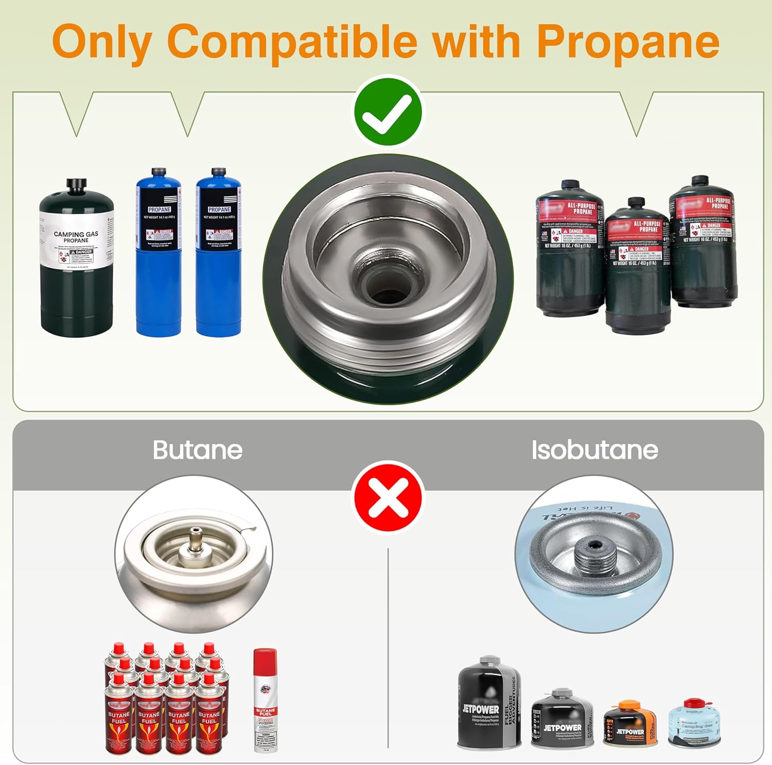 ODSD 2 Burner Camping Stove with Windshield, 20000 BTU Propane Camp Stove, Portable Folding Gas Stove, Camping Essentials Gear Includes Frying Pan, Coffee Stand & Carry Bag, Green - Image 7