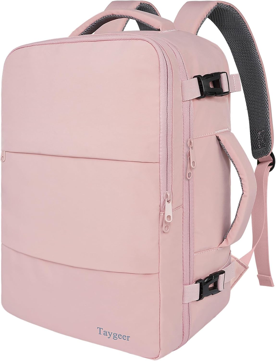 Taygeer Travel Backpack for Women, Carry On Backpack with Water Bottle Pocket & Shoe Pouch, TSA 15.6inch Laptop Mochila Flight Approved, Nurse Bag Casual Daypack for Weekender Business Hiking, Pink - Image 10