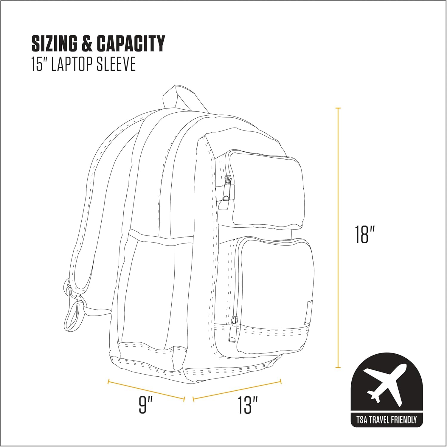 Carhartt 28L Dual-Compartment Backpack, Durable Pack with Laptop Sleeve and Duravax Abrasion Resistant Base, Black - Image 5